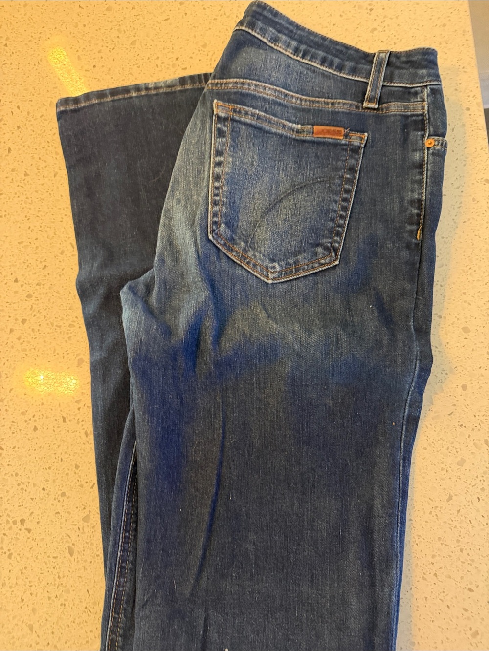 Joe's Jeans Flawless Curvy-Boot Cut Dark Blue Denim